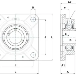 Zespół z oprawą żeliwną UCFS313 SNR Niska cena